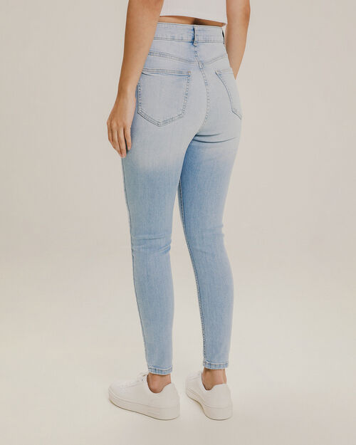 Jeans Skinny Azul Cielo